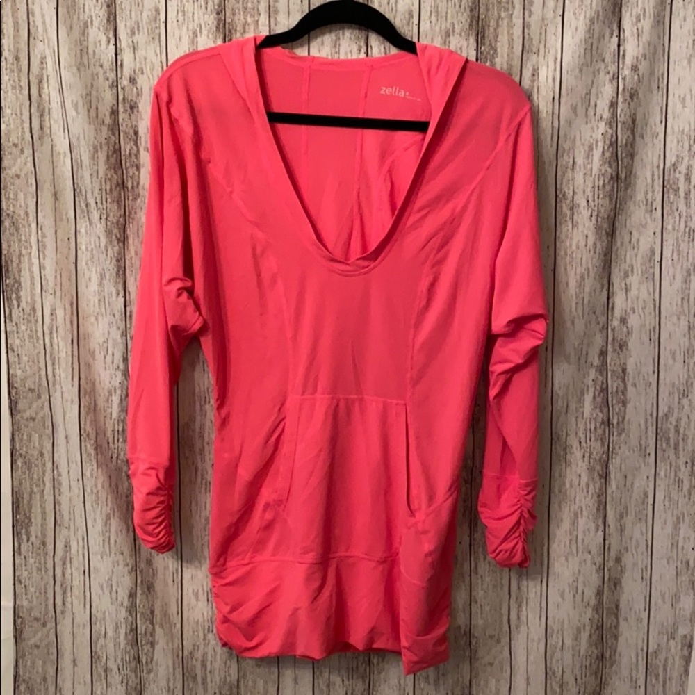 Zella pink lightweight hoodie